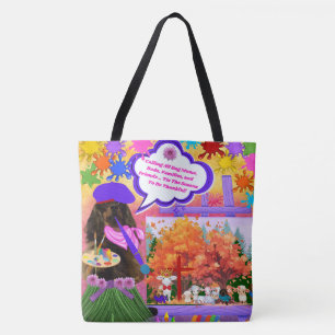 Bolso De Tela Sea agradecido Feliz Día de Acción de Gracias, Lad