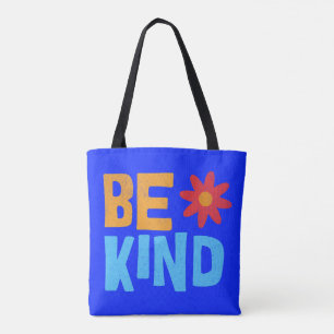 Bolso De Tela Sea amable, amable camiseta, vibraciones positivas