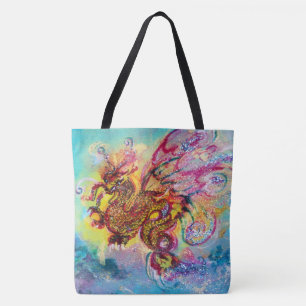 Bolso De Tela SEA DRAGON Aqua Blue Fantasy