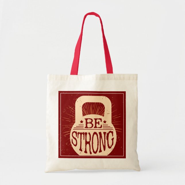 Bolso De Tela Sea fuerte (Frente)