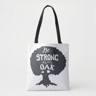 Bolso De Tela Sea fuerte como roble