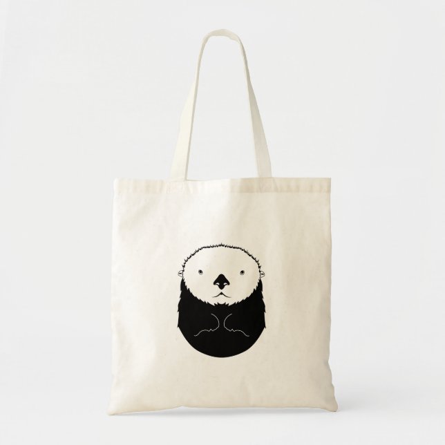 Bolso De Tela Sea Otter Silhouette (Frente)