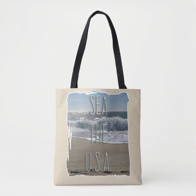 Bolso De Tela Sea the USA Epic Beach Style (Anverso)