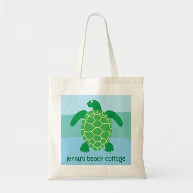 Bolso De Tela Sea Turtle Custom  Tote Bag (Frente)