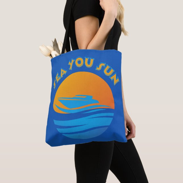 Bolso De Tela Sea You Sun (Detalle)
