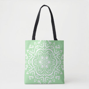 Bolso De Tela Seafoam Mandala