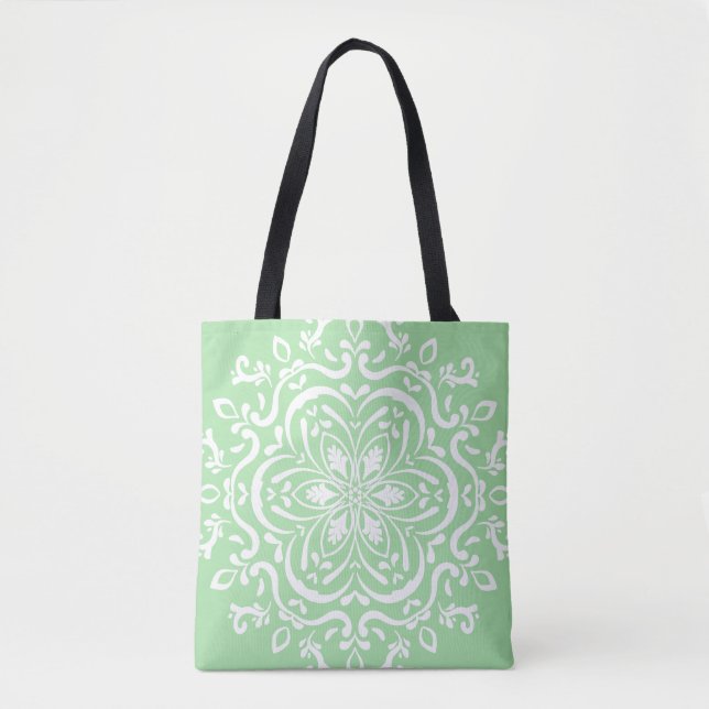 Bolso De Tela Seafoam Mandala (Anverso)