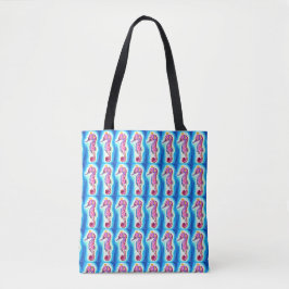 Bolso De Tela Seahorse Tote Bag