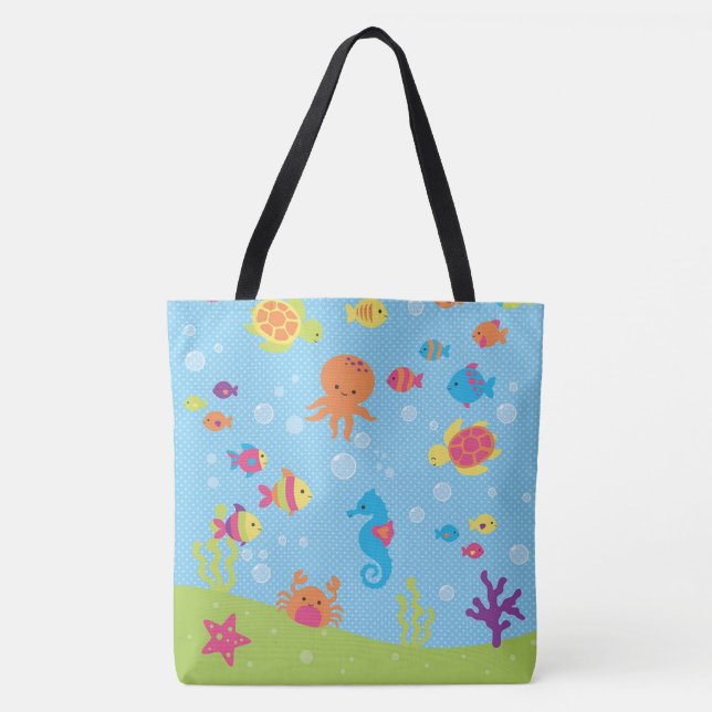 Bolso De Tela Sealife (Anverso)