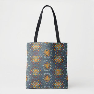 Bolso De Tela Seamless floral pattern. Stylized doodle flowers. 