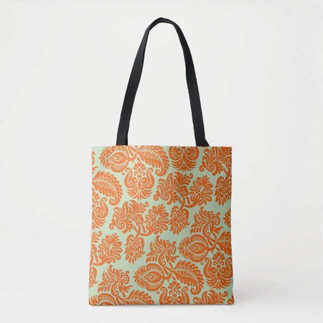 Bolso De Tela Seamless orange background texture (Anverso)