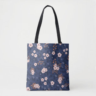 Bolso De Tela Seamless pattern with leopard skin and pink small