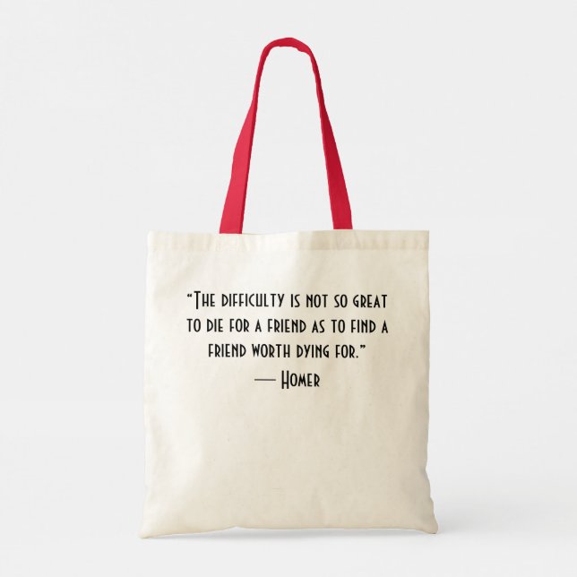 Bolso De Tela Seamos amigos (Reverso)