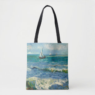Bolso De Tela Seascape   Vincent van Gogh