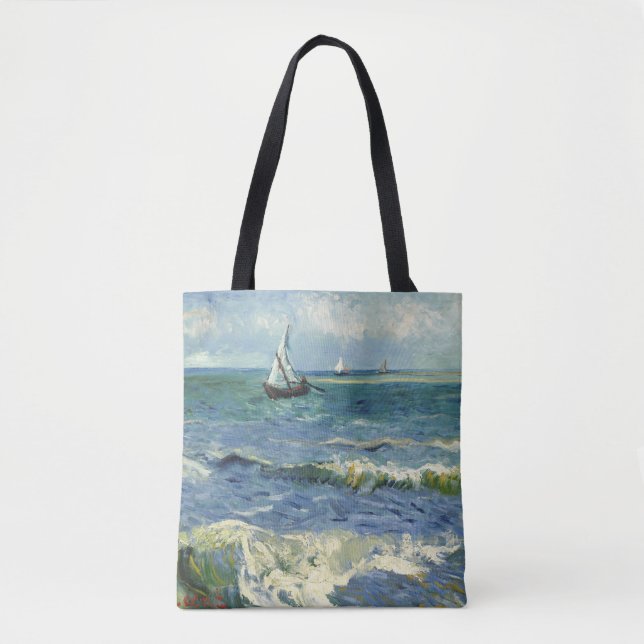 Bolso De Tela Seascape | Vincent van Gogh (Anverso)