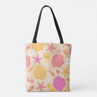 Bolso De Tela Seashell Beach Tote Bag