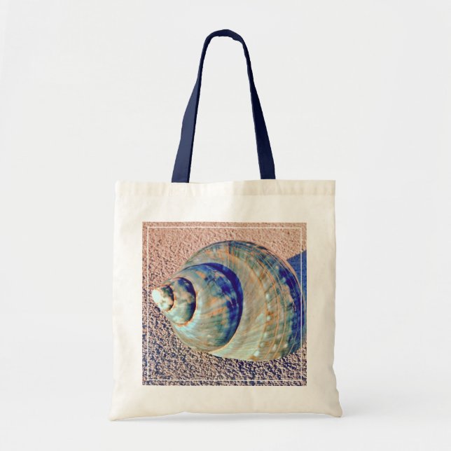 Bolso De Tela Seashell de Welk del mar (Frente)