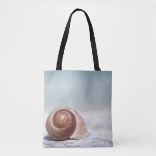 Bolso De Tela Seashell en la playa el   St Petersburg, la