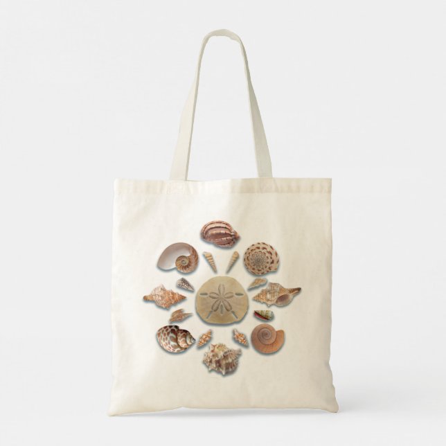 Bolso De Tela Seashells Collection Mandala (Reverso)