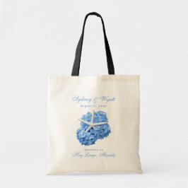 Bolso De Tela Seaside Garden Wedding Bienvenida Tote Bag