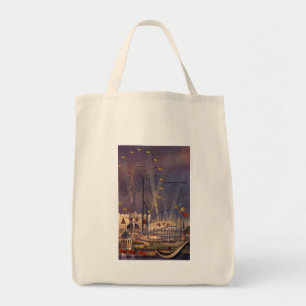 Bolso De Tela Seattle, poster de la feria de mundo