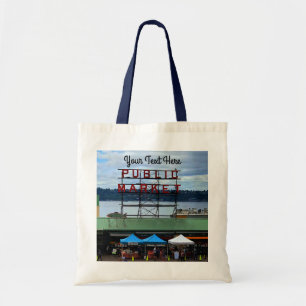 Bolso De Tela Seattle Public Market Center #3 Tote Bag