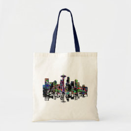 Bolso De Tela Seattle, Washington en graffiti