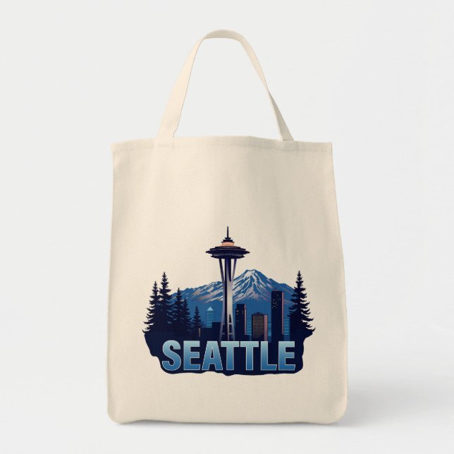 Bolso De Tela Seattle Washington United States of America (Frente)