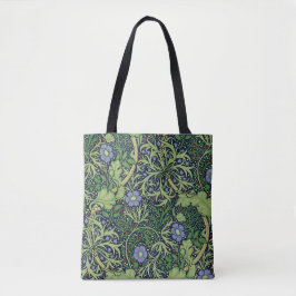 Bolso De Tela Seaweed cobalt thyme - William Morris