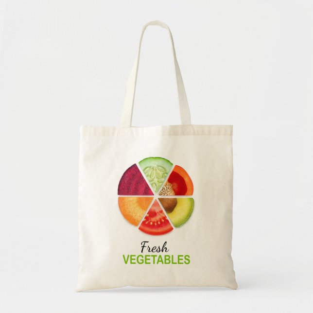 Bolso De Tela Secciones vegetales (Frente)