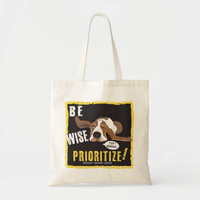 Bolso De Tela ¡Sed Sabios, Priorízate! (Frente)