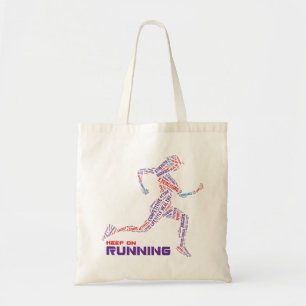 Bolso De Tela Seguir corriendo