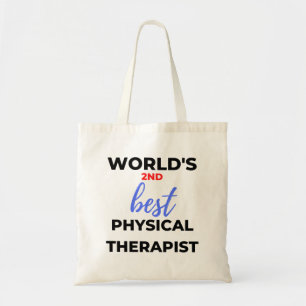 Bolso De Tela Segundo mejor terapismo físico del mundo 2