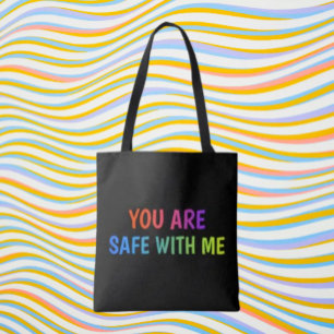 Bolso De Tela Seguro Conmigo – Orgullo Ally Tote