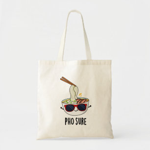 Bolso De Tela Seguro Gracioso Pun de fideos de la sopa de Pho