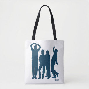 Bolso De Tela Seinfeld   Gráfico de silueta de grupo