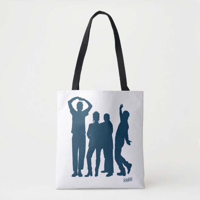 Bolso De Tela Seinfeld | Gráfico de silueta de grupo (Anverso)