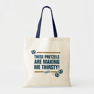 Bolso De Tela Seinfeld Gráfico de tipografía "Estos Pretzels"
