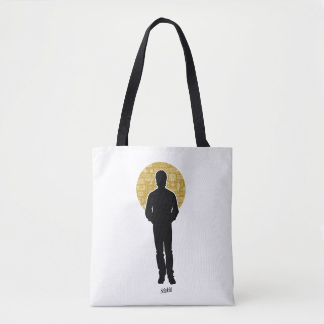 Bolso De Tela Seinfeld | Jerry Seinfeld Silhouette (Anverso)