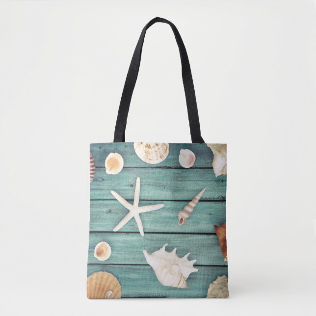 Bolso De Tela Selección de Seashells (Anverso)