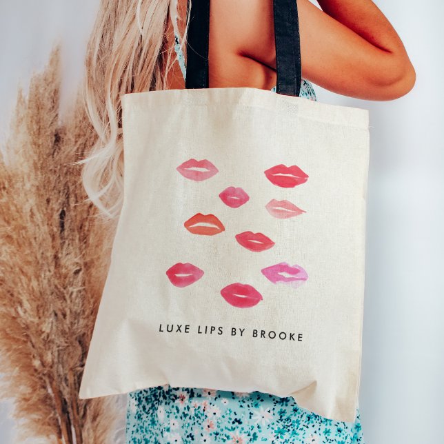 Bolso De Tela Sellado con un Personalizado de besos (Subido por el creador)