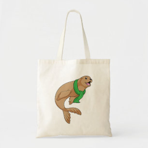 Bolso De Tela Sello con bufanda