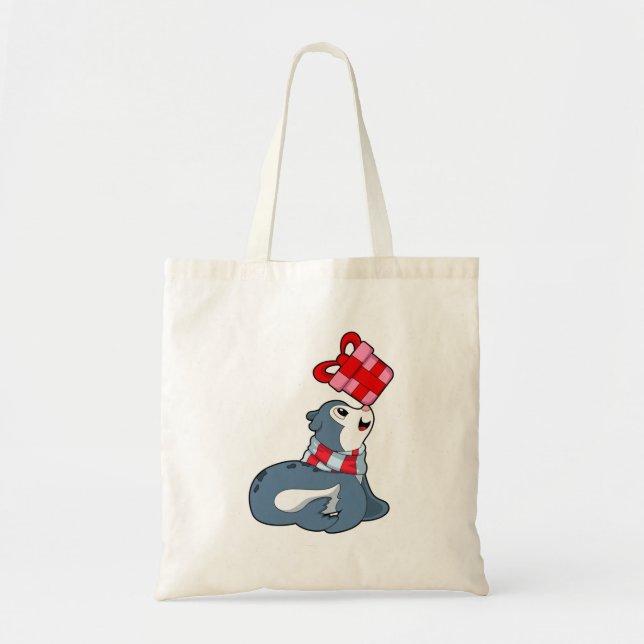 Bolso De Tela Sello con regalo (Frente)