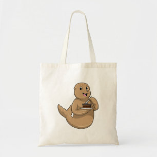 Bolso De Tela Sello con torta