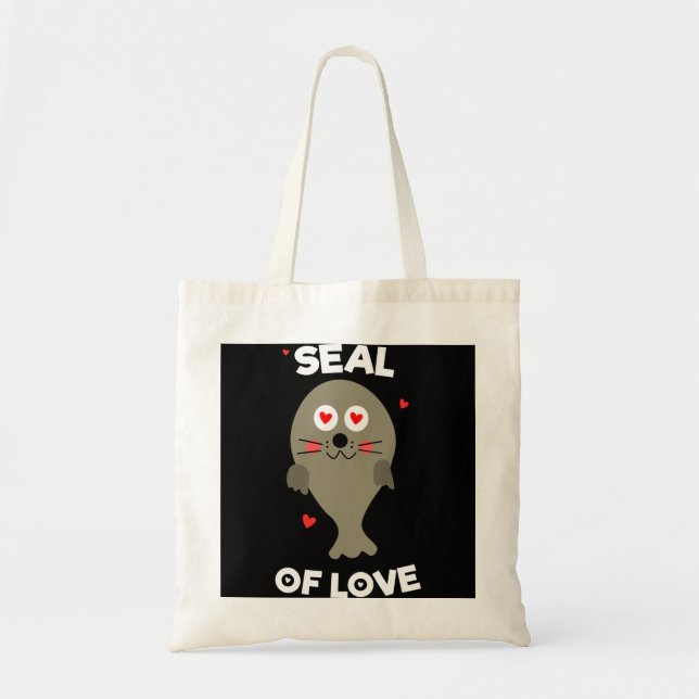 BOLSO DE TELA SELLO DE AMOR (Frente)