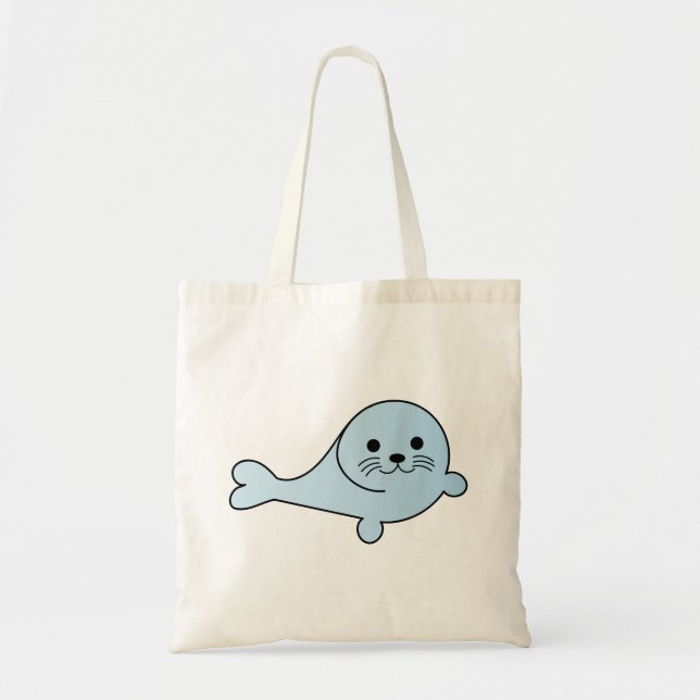 Bolso De Tela Sello de Bebé Adorable (Frente)