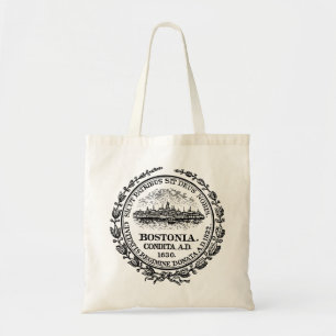 Bolso De Tela Sello de Boston