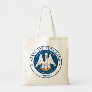 Bolso De Tela Sello de Estado de Louisiana Tote Bag