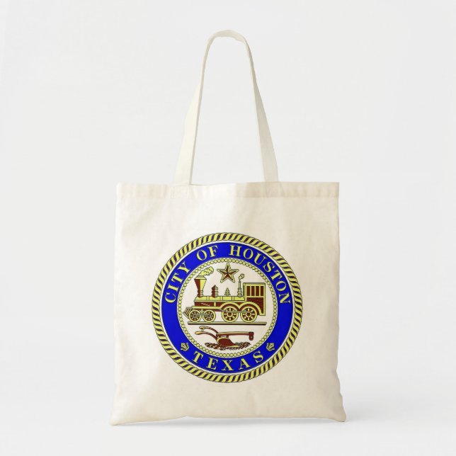 Bolso De Tela Sello de Houston (Frente)