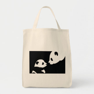 Bolso De Tela sello de los osos de panda